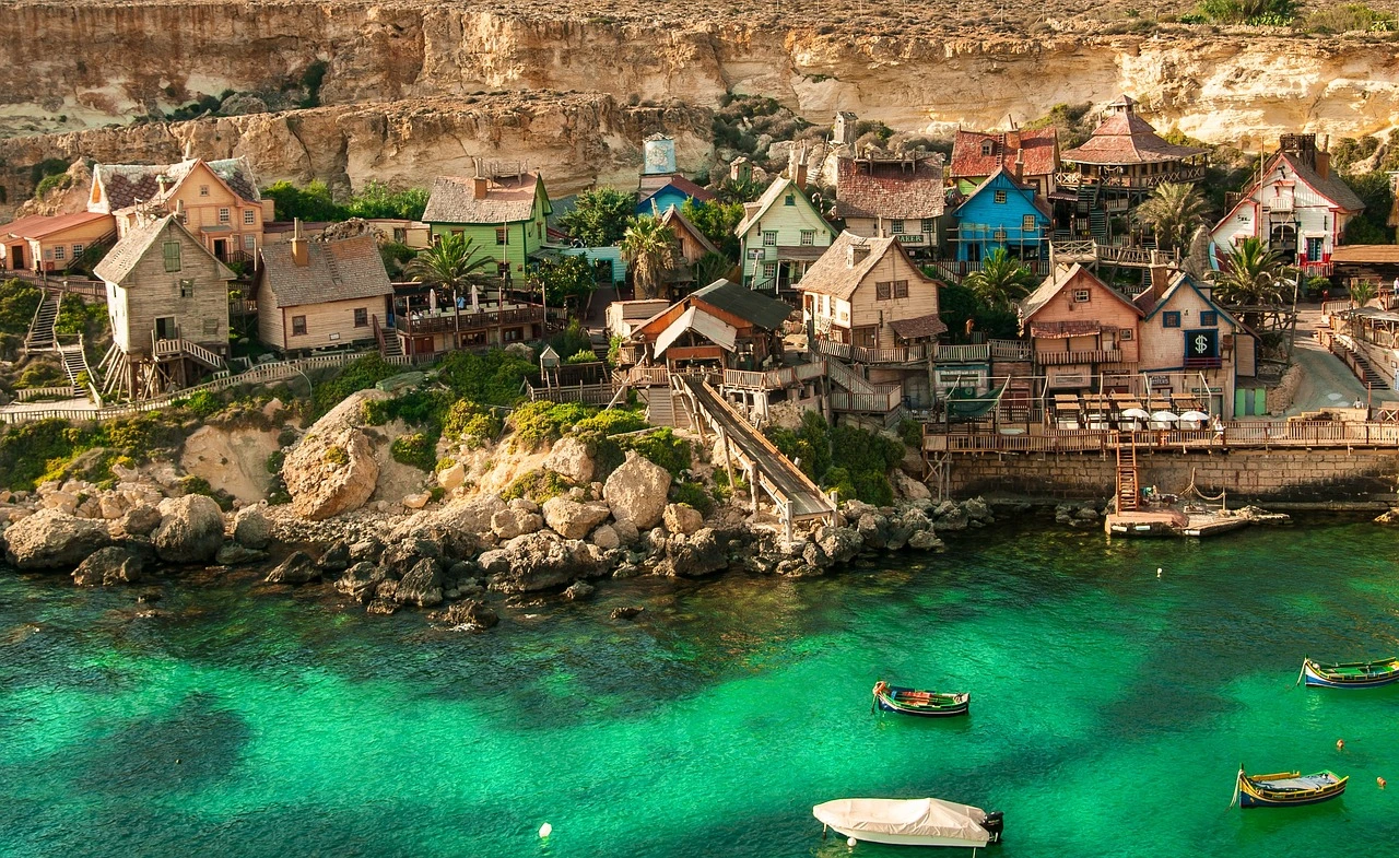 Malta coastal village near Hotel VallettaMalta coastal village near Hotel Valletta